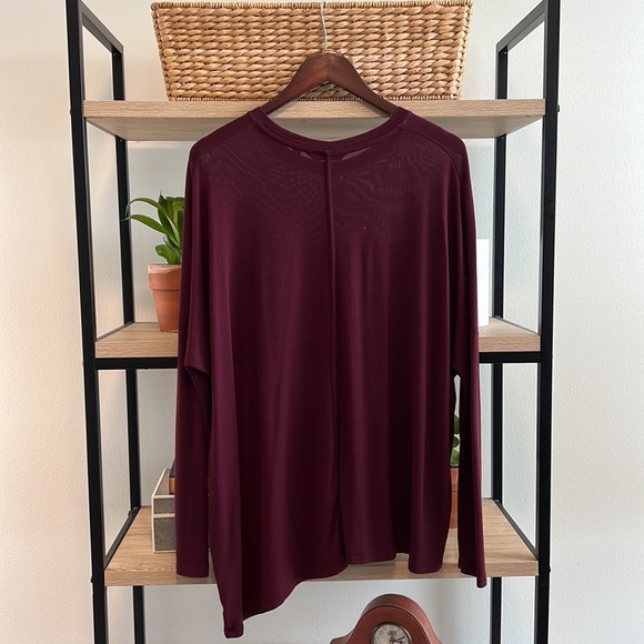 Athleta Crewneck Knit LS Dolman Sleeve Tee/Top, S - Picture 5 of 6